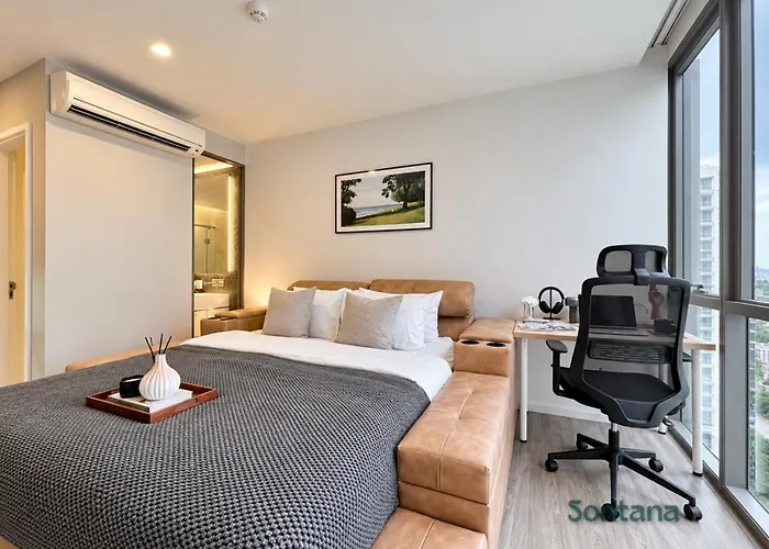 別荘 Modern Elegance 2b Ultra Fast Wifi Bts Phrakhanong